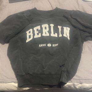 Anine Bing Charcoal Berlin Sweatshirt